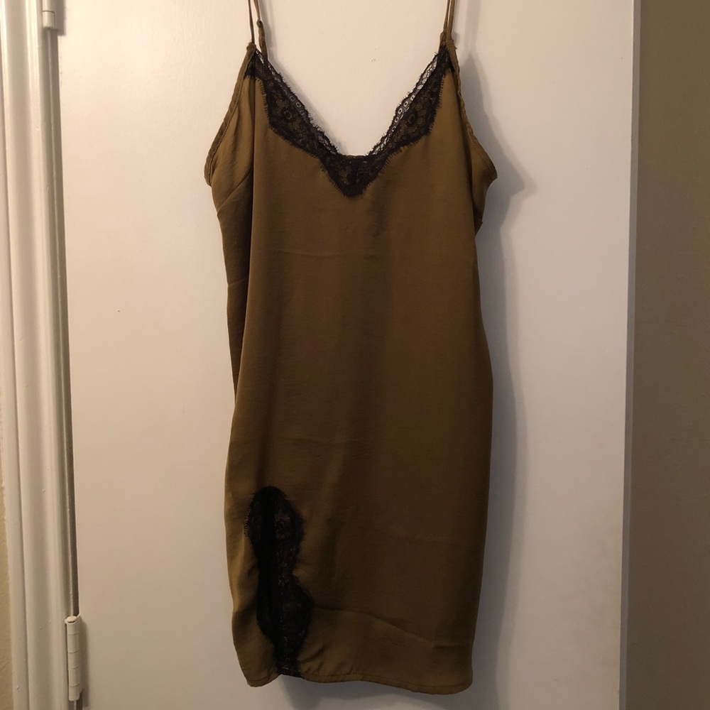 Out From Under satin slip dress